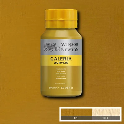 Winsor&amp;Newton Galeria akrilfesték, 500 ml - 744, yellow ochre