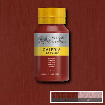 Winsor&amp;Newton Galeria akrilfesték, 500 ml - 564, red ochre