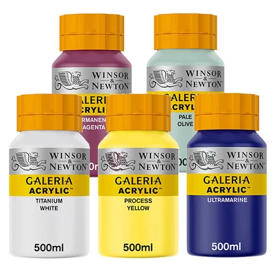 Winsor&amp;Newton Galeria akrilfesték, 500 ml - különféle színekben