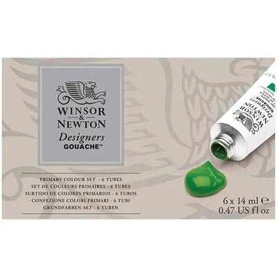 Winsor&amp;Newton Designers gouache festék készlet - 6x14 ml