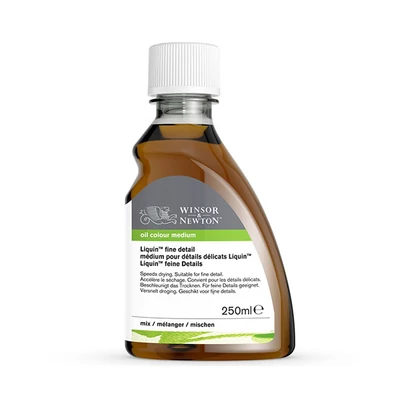 Winsor&amp;Newton Liquin fine detail, száradást gyorsító médium olajfestékhez - 250 ml