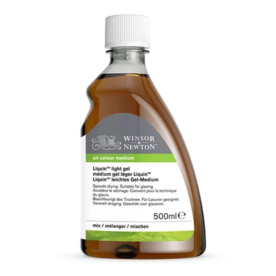 Winsor&amp;Newton Liquin light gel, száradást gyorsító médium olajfestékhez - 500 ml