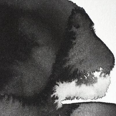 Winsor&amp;Newton Professional akvarellfesték, 1/2 szilkés - 337, lamp black
