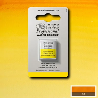 Winsor&amp;Newton Professional akvarellfesték, 1/2 szilkés - 267, new gamboge