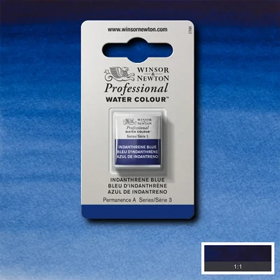 Winsor&amp;Newton Professional akvarellfesték, 1/2 szilkés - 321, inthathrene blue