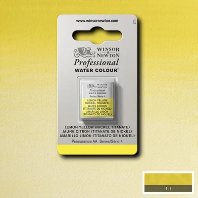 Winsor&amp;Newton Professional akvarellfesték, 1/2 szilkés - 347, lemon yellow