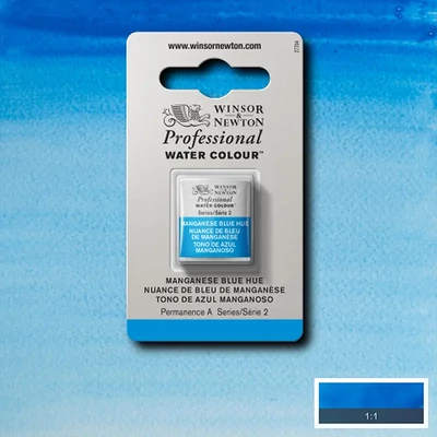 Winsor&amp;Newton Professional akvarellfesték, 1/2 szilkés - 379, manganese blue hue