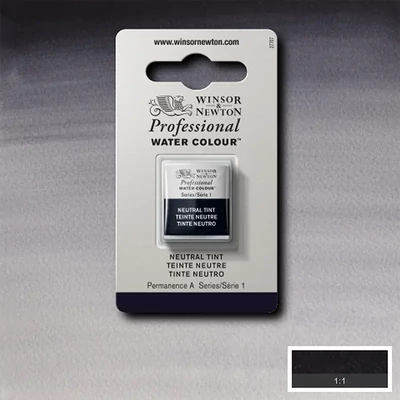 Winsor&amp;Newton Professional akvarellfesték, 1/2 szilkés - 430, neutral tint
