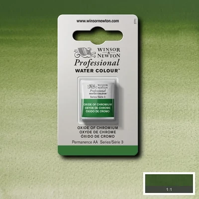 Winsor&amp;Newton Professional akvarellfesték, 1/2 szilkés - 459, oxide chromium