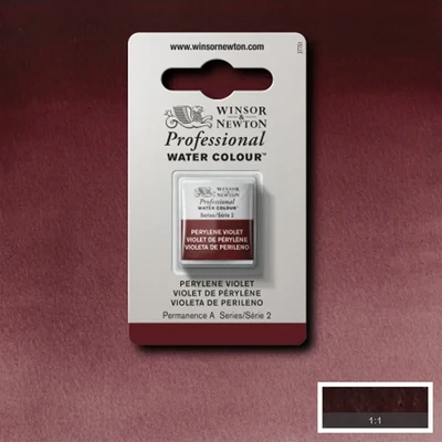 Winsor&amp;Newton Professional akvarellfesték, 1/2 szilkés - 470, perylene violet