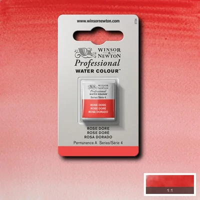 Winsor&amp;Newton Professional akvarellfesték, 1/2 szilkés - 576, rose dore