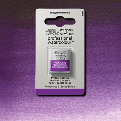Winsor&amp;Newton Professional akvarellfesték, 1/2 szilkés - 419, Tyrian purple