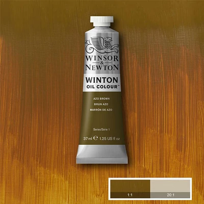 Winsor&Newton Winton olajfesték, 37 ml - 389, azo brown