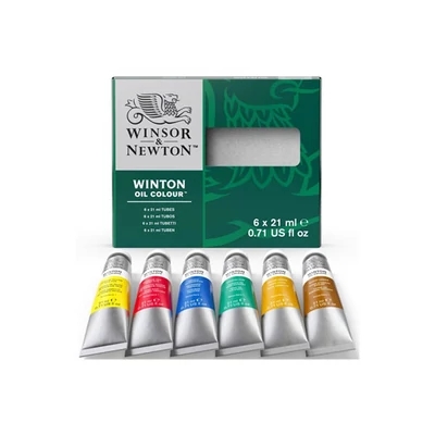 Winsor&amp;Newton Winton olajfesték készlet - 6x21 ml