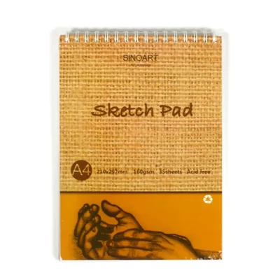 Sketch Pad rajz- és vázlattömb, 160 g, 35 lap, A4, spirálos
