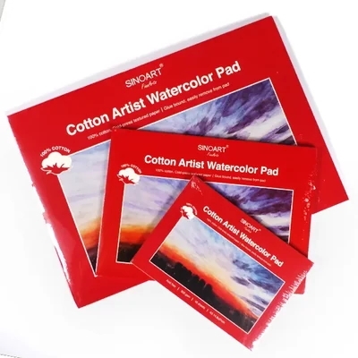 Artist watercolor akvarelltömb, 100% pamut, 300 g, 16 lap, félérdes - A3