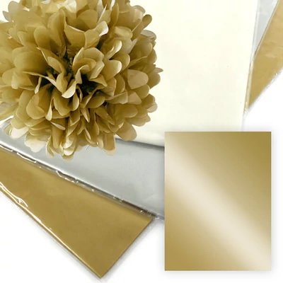 Selyempapír csomagban, 50x76 cm, 25 g, 24 db - arany