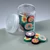 Millefiori üvegdarabok - 15-20 mm, 40 g