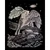 Karckép gravírozó készlet karctűvel, 20x25 cm - Pegazus, holográf