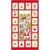 Patchwork anyag - Makower - Festive Christmas 2108-1 Panel, 60cm