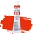 KOH-I-NOOR tempera, 16 ml - cinóberpiros