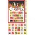 Patchwork anyag - Makower - Christmas 22 Reprint Yappy Dogs 2368-1 Advent, Panel, 60cm