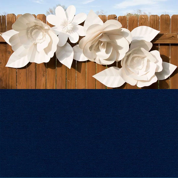 Original papír, struktúrált, elegáns, 50x70 cm - 69 navy blue, tengerészkék