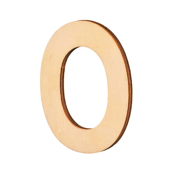 Fa betű, 80x5 mm - O