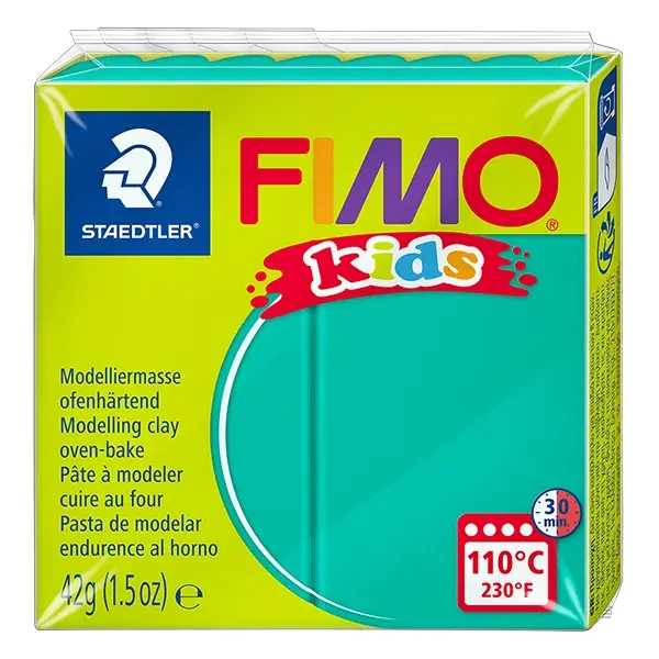 FIMO Kids süthető gyurma, 42 g - zöld (8030-5)
