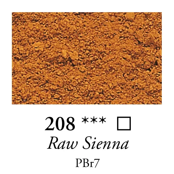 Sennelier pigment - 208, raw sienna, 120 g