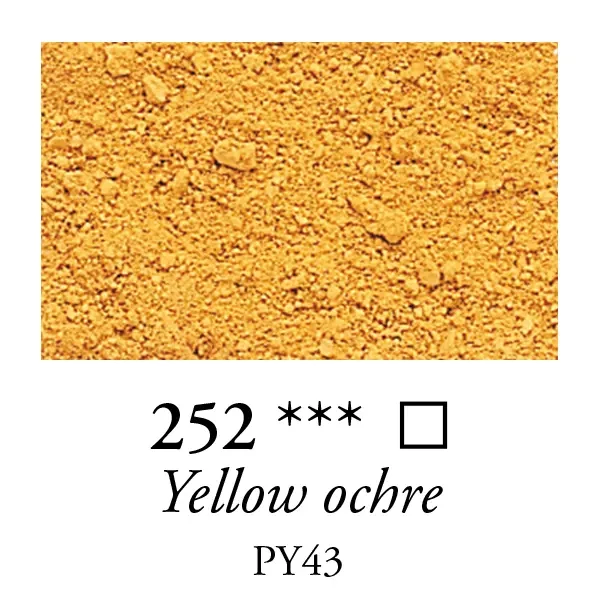 Sennelier pigment - 252, yellow ochre, 80 g