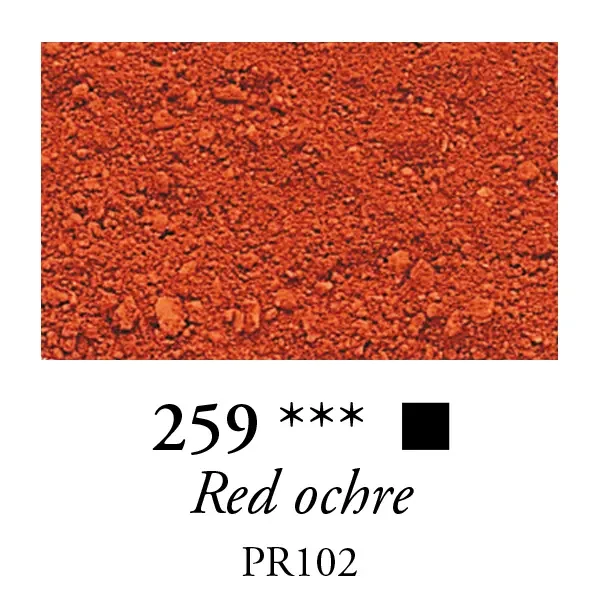 Sennelier pigment - 259, red ochre, 90 g