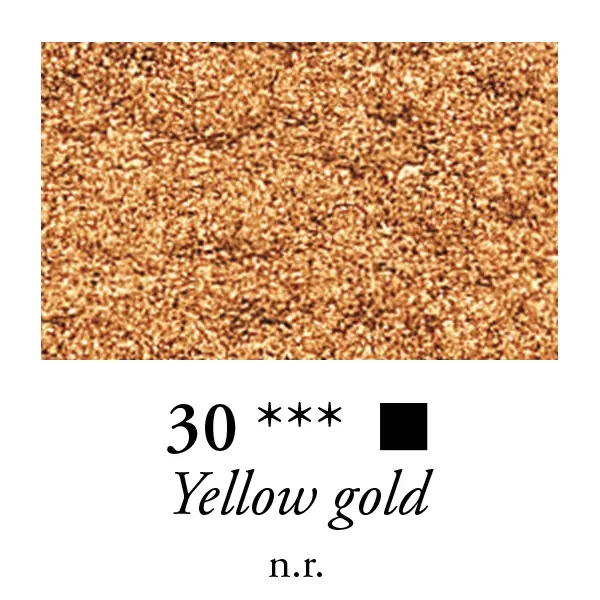Sennelier pigment - 030, yellow gold, 90 g