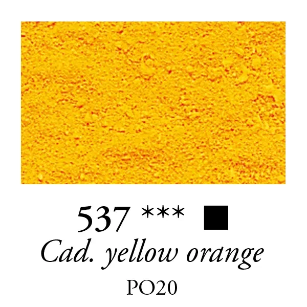 Sennelier pigment - 537, cadmium yellow orange, 120 g