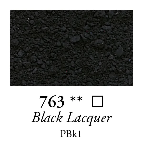 Sennelier pigment - 763, black lake, 80 g