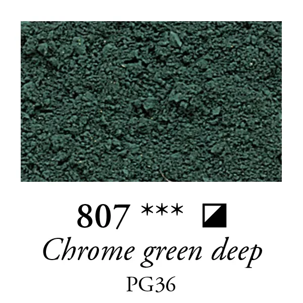 Sennelier pigment - 807, chrome green deep, 130 g