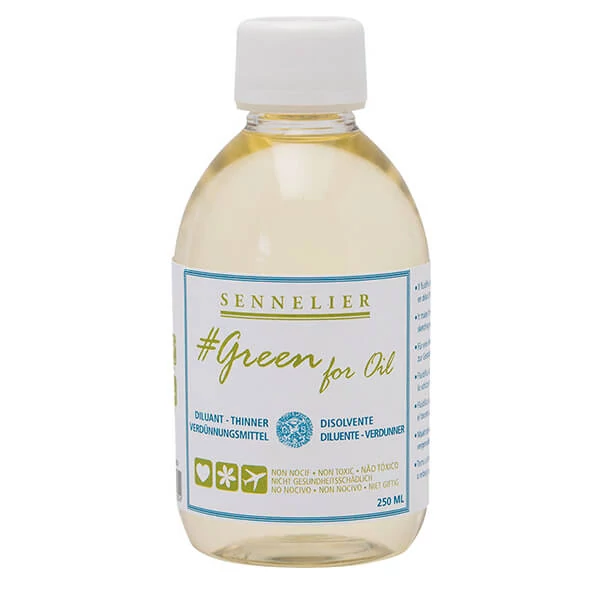Sennelier Green for oil (környezetbarát) oldószer - 250 ml