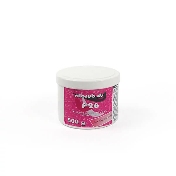 Kétkomponensű (RTV-2) szilikongumi formakészítéshez, Silorub DS - F-26, 500 g
