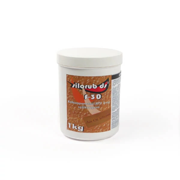 Kétkomponensű (RTV-2) szilikongumi formakészítéshez, Silorub DS - F-30, 1000 g