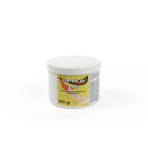 Kétkomponensű (RTV-2) szilikongumi formakészítéshez, Silorub DS - F-38, 500 g