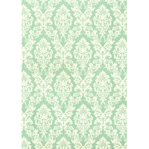 Tassotti decoupage papír - brokát, akvamarin