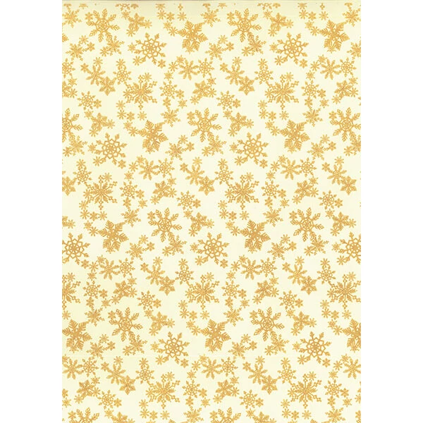 Tassotti decoupage papír - hókristályok, arany