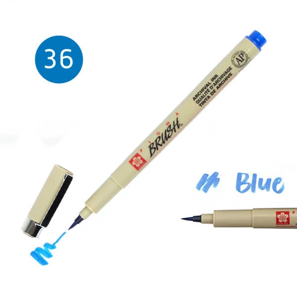 Sakura Pigma Brush ecsetfilc - blue