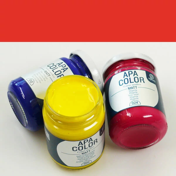 APA Color akrilfesték, 150 ml - 28, scarlet