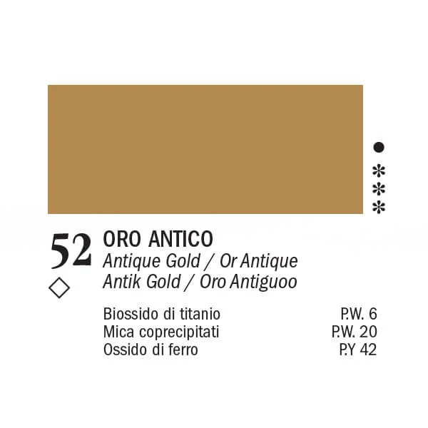 APA Color akrilfesték, 150 ml - 52, antique gold