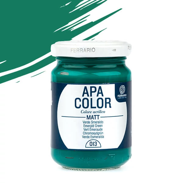 APA Color akrilfesték, 150 ml - 13, emerald green