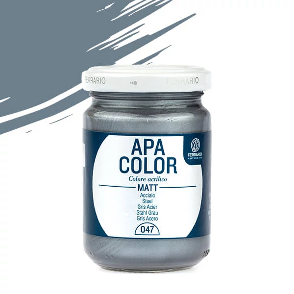 APA Color akrilfesték, 150 ml - 47, steel