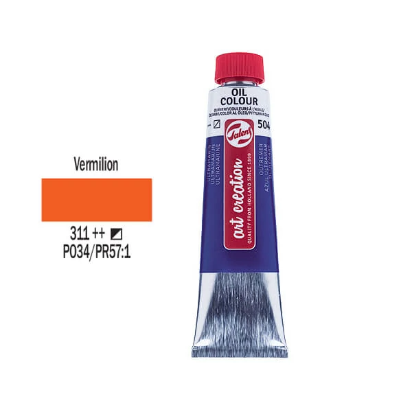 Talens Art Creation olajfesték, 40 ml - 311, Vermilion