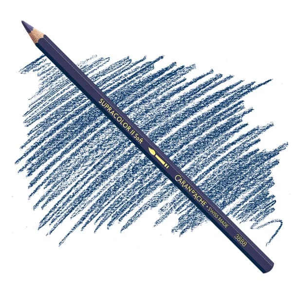 Caran d'Ache Supracolor Soft akvarellceruza - 139, indigo blue