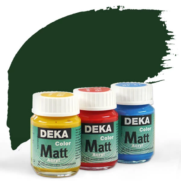 Deka Color Matt akrilfesték 25 ml - 66 fenyőzöld